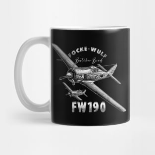 Focke-Wulf Flugzeugbau Fw 190 WW2 German Fighter Aircraft Mug